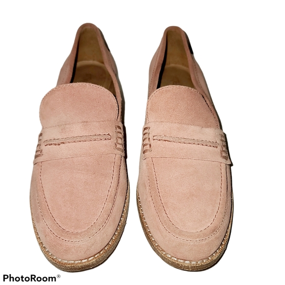 Madewell Elinor Suede Loafer Dusty Rose 9.5M - Picture 2 of 8